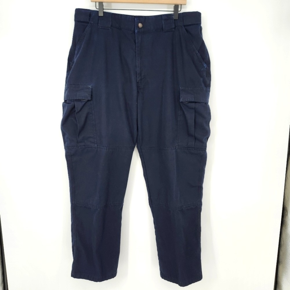 5.11 Tactical Mens Cargo Pant XL Navy‎ Ripstop Utility Workwear Military Prepper